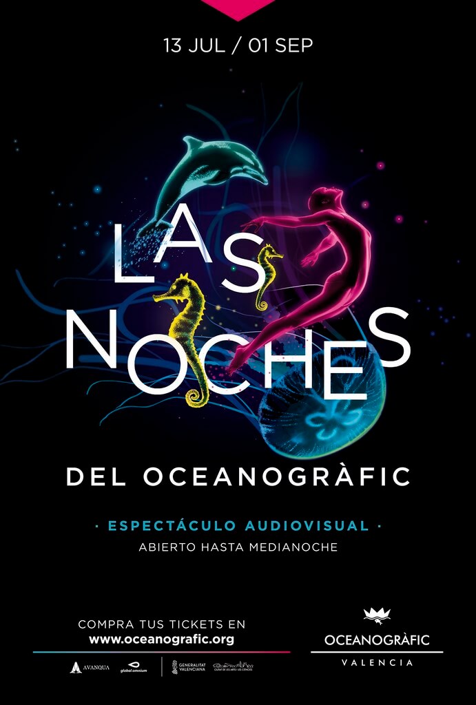 Новая ночная программа Океанографика в Валенсии