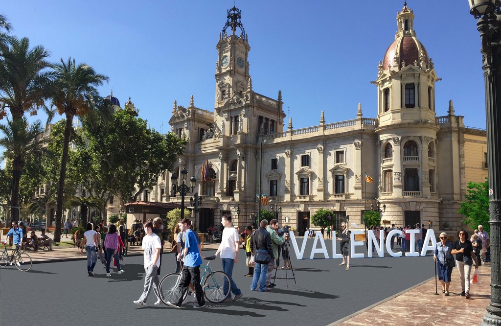 Правительство Валенсии объявило о том, что с 20 марта 2020 года главная площадь города - La plaza del Ayuntamiento - станет полностью пешеходной.