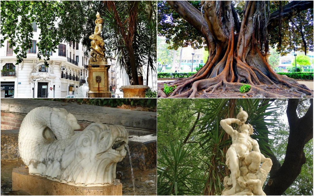 Сад де ла Глорьета (Jardines de la Glorieta), расположенный напротив Дворца Юстиции, является настоящим оазисом для отдыха в самом центре города Валенсия.