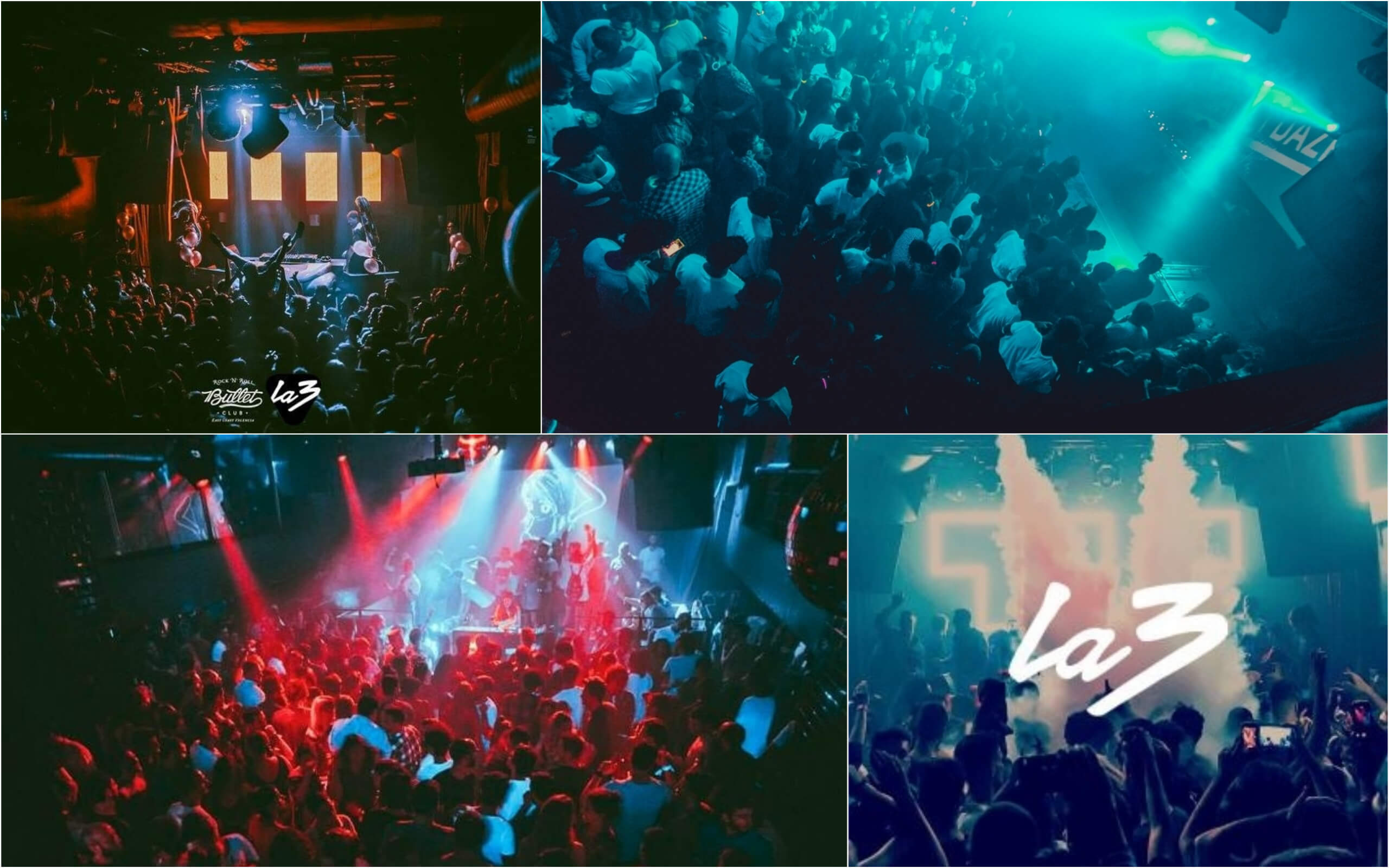 La3 Club дискотека, Дискотека Mya, L’Umbracle дискотека-терраса, Agenda Club студенческая дискотека в Валенсии