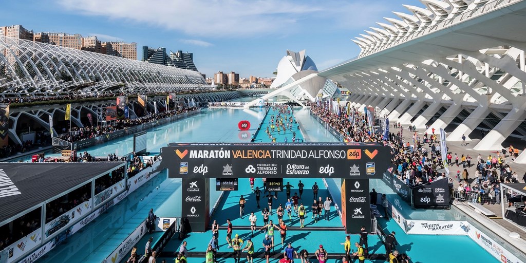 39-й марафон Maratón Valencia Trinidad Alfonso пройдёт 01 декабря 2019 в городе Валенсия, Испания. Начало и конец маршрута - в Городе наук и искусств, Валенсия.
