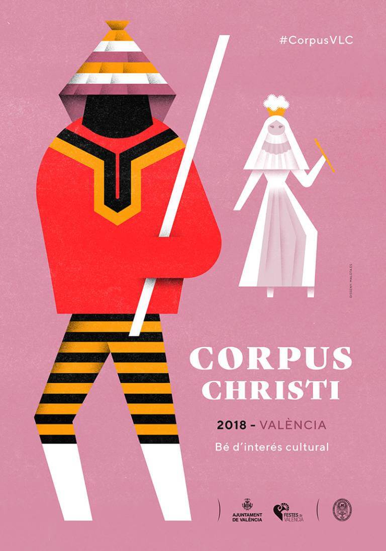 Праздник тела и крови Господних 2018 в Валенсии 