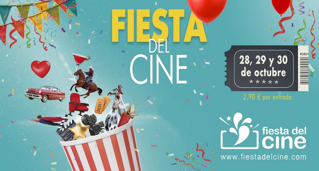 C 28 по 30 октября в Валенсии пройдёт «Праздник кино», в рамках которого билет на любой фильм, вне зависимости от времени, будет стоить всего 2.90 евро