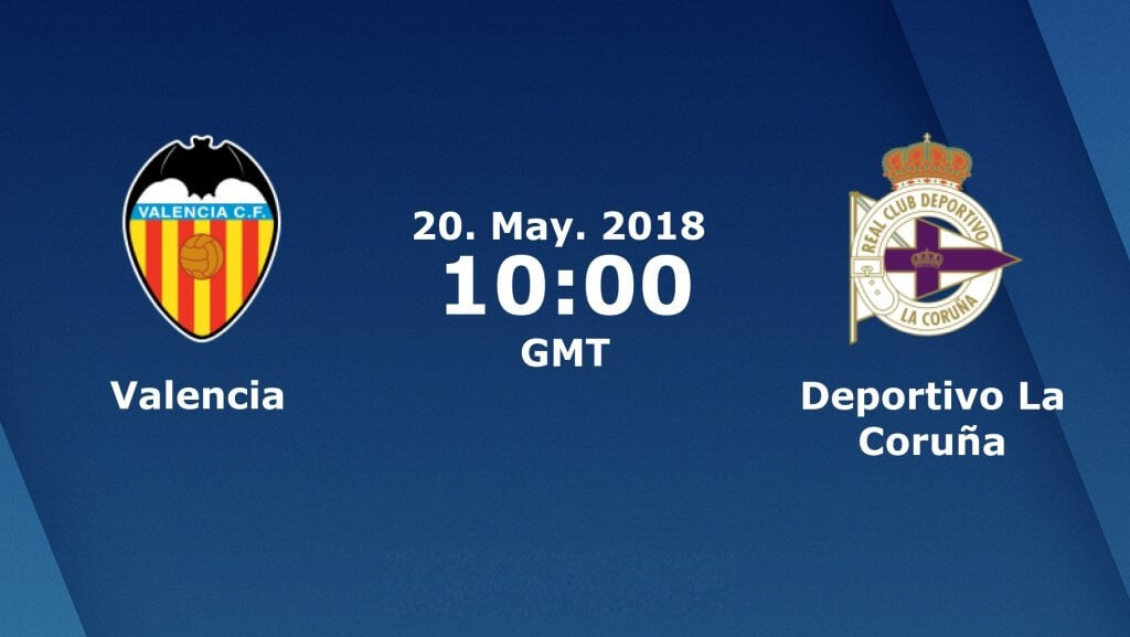 20 мая в 12.00 на валенсийском стадионе «Месталья» (Mestalla) состоится домашний матч между ФК "Валенсия" и ФК "Депотиво» из города Ла-Корунья (Галисия).