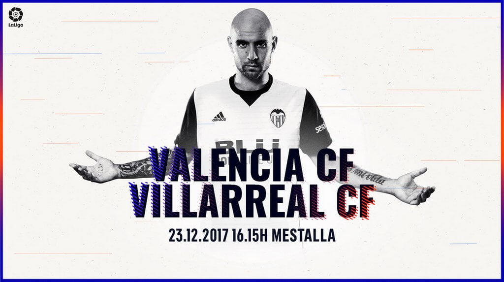 23 декабря, на валенсийском стадионе «Месталья» (Mestalla) состоится матч между ФК «Валенсия» и гостями из Кастельона – ФК «Вильяреаль» (Villarreal C.F.).