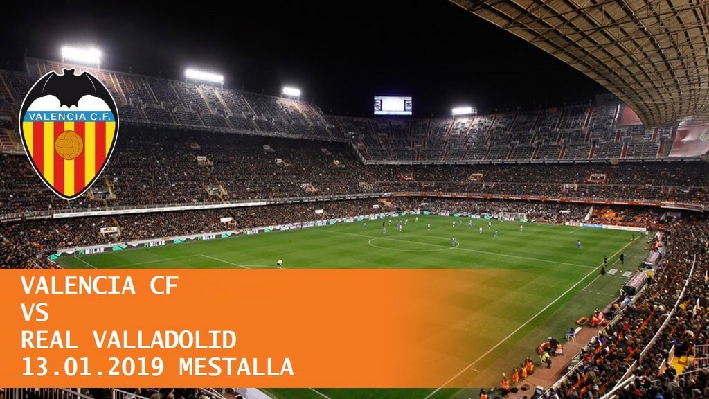 13 января на валенсийском стадионе «Месталья» (Mestalla) состоится матч между командой «Валенсия» (Valencia CF) и «Реал Вальядолид» в рамках La Liga Santander