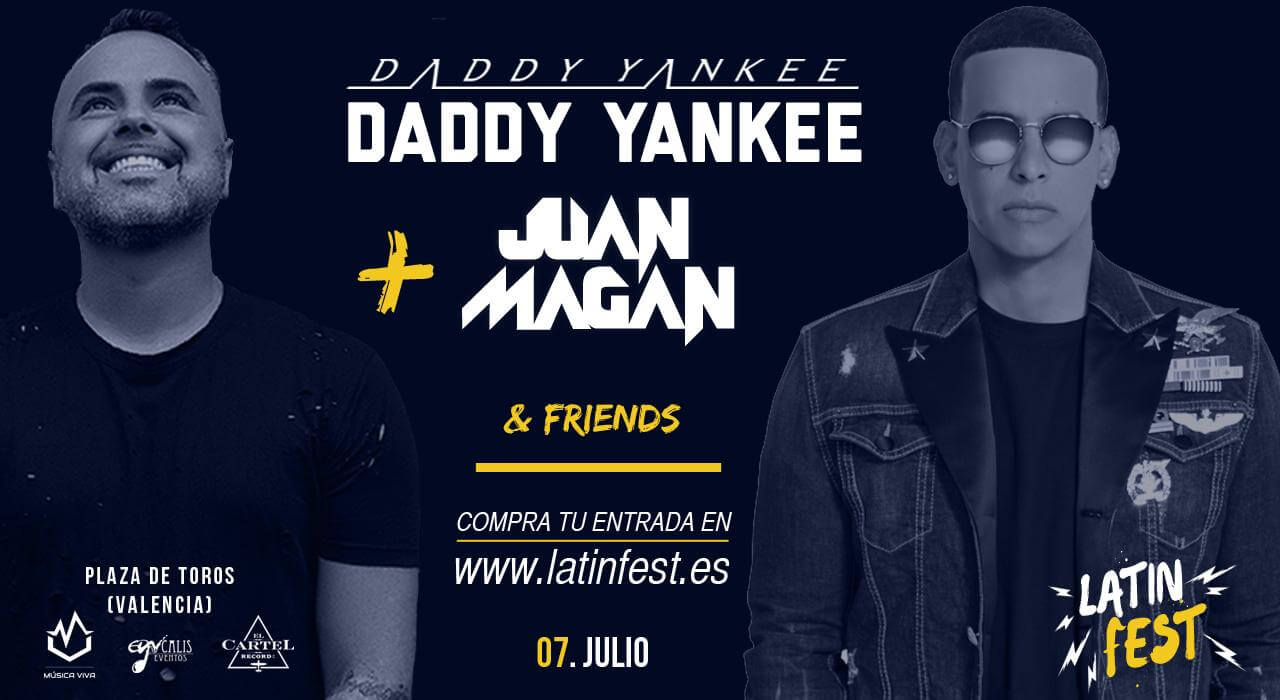 7 июля 2017 концерт Daddy Yankee пройдет в городе Валенсия, Испания. Король Реггетона возглавит афишу программы фестиваля Latin Fest на площади Plaza de Toros