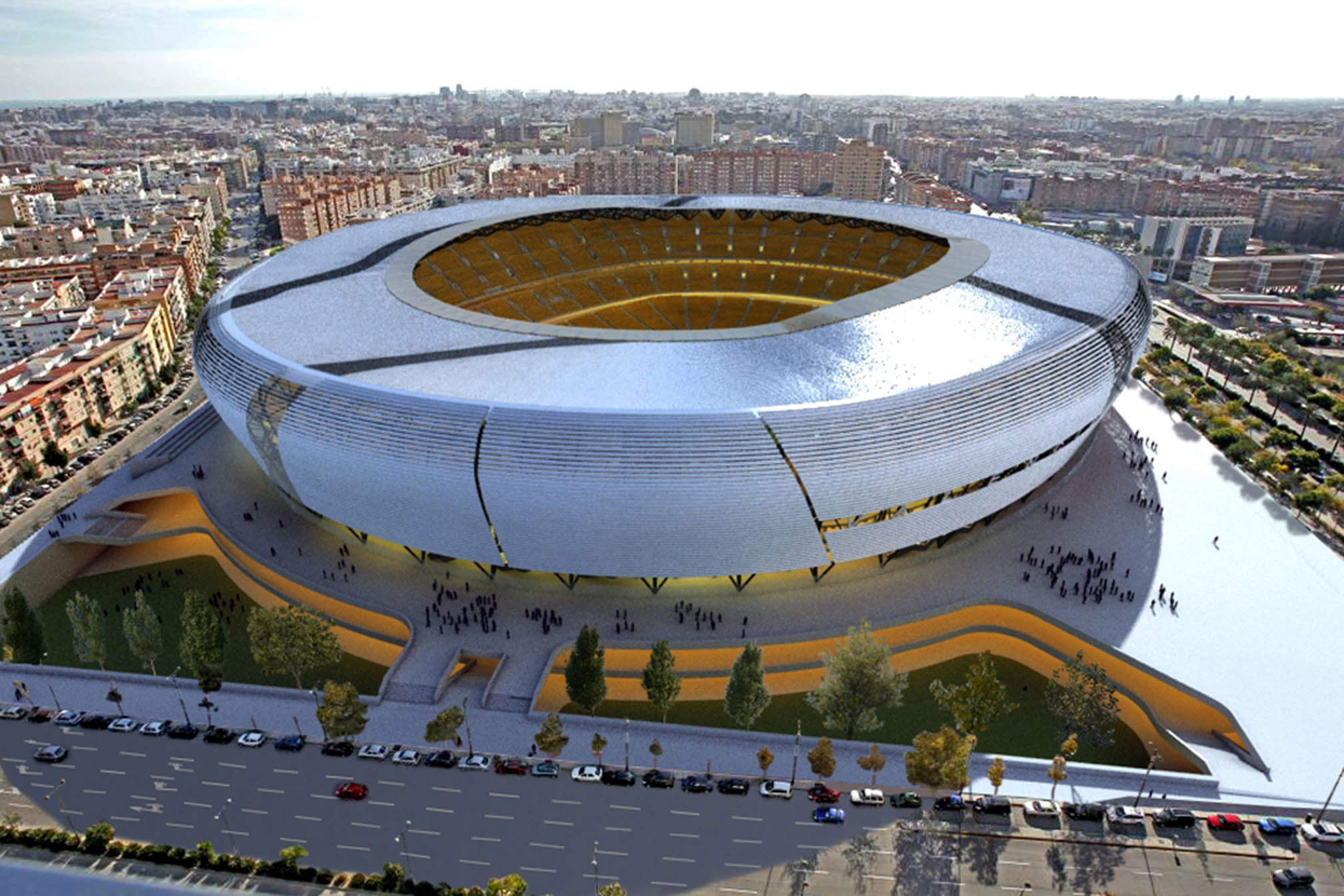 Дизайн нового стадиона Валенсии