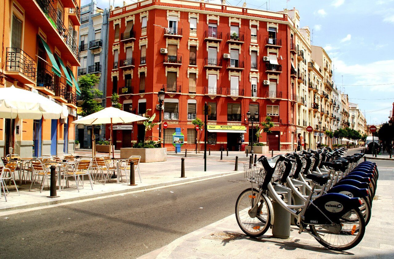 Велосипед - лучший способ передвижения в Валенсии