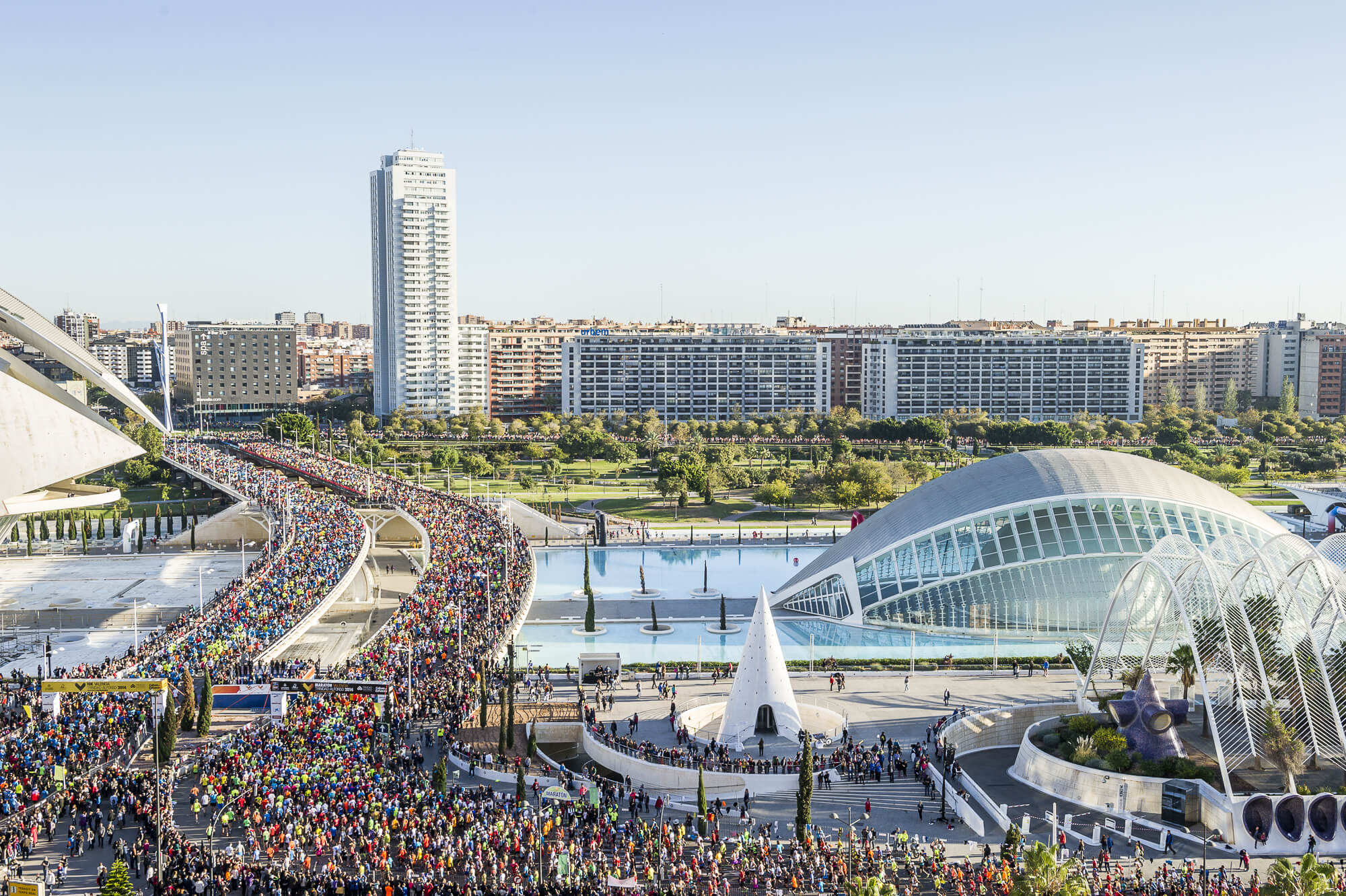 Спортивный марафон в Валенсии