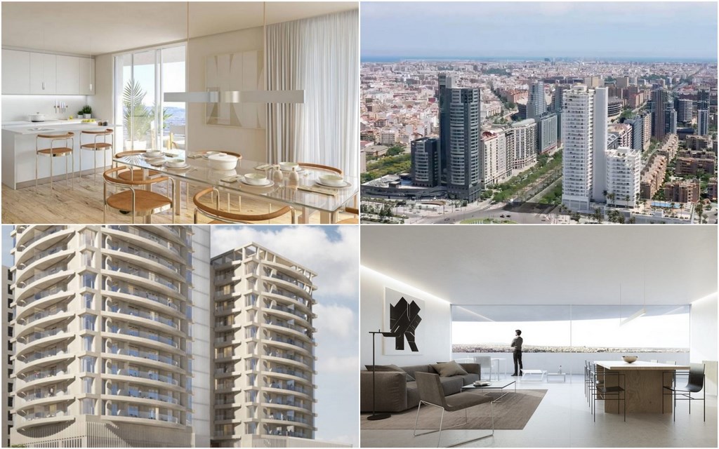 Новый небоскрёб "Ikon" с жилыми квартирами в Валенсии компании «Kronos Homes» уже получил статус самого претенциозного проекта 2020 года. 