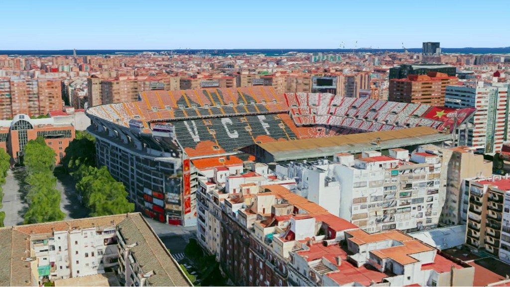 Новый жилой комплекс на месте стадиона «Месталья» в Валенсии