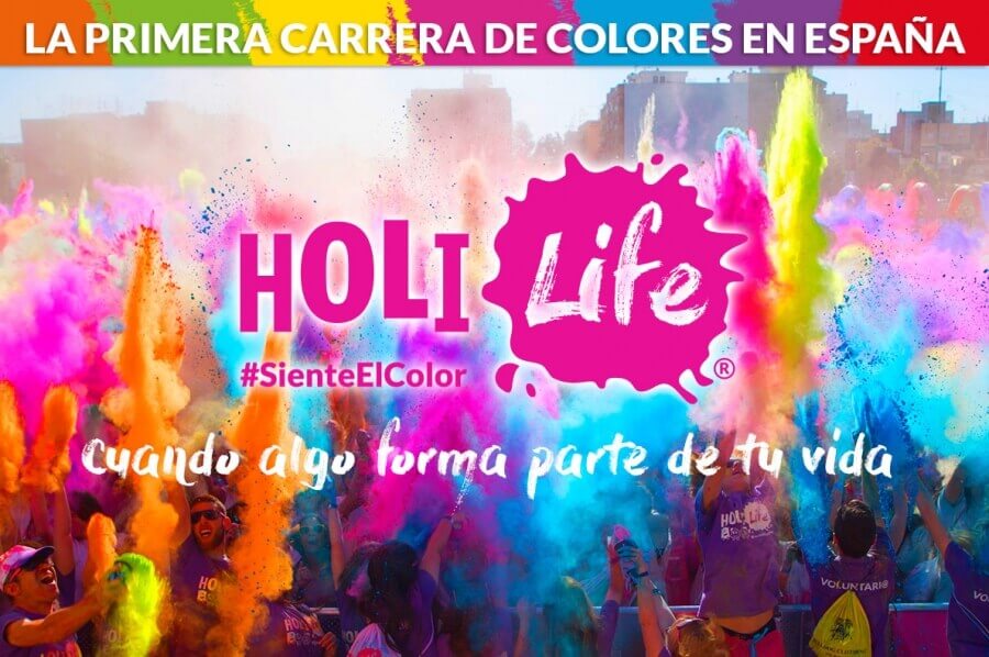 Забег Holi Life 2018 в городе Валенсия