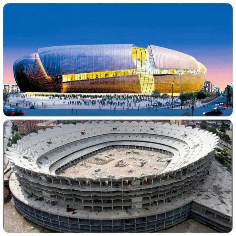 Футбольный клуб «Валенсия» официально обратился к властям города за получением лицензии на продолжении строительства стадиона «Новая Месталья» (Nuevo Mestalla)