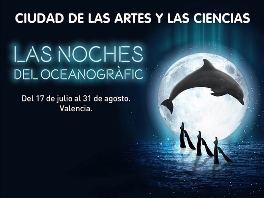 Океанографический парк Валенсии представит новую ночную программу «Las Noches del Oceanogràfic» с участием спортсменов-синхронистов и дельфинов
