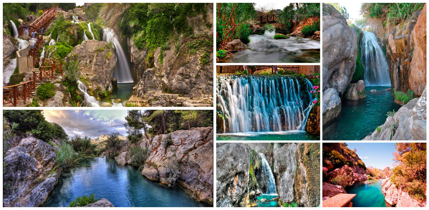 Водопады Альгар, Главные туристические жемчужины Валенсийского Сообщества