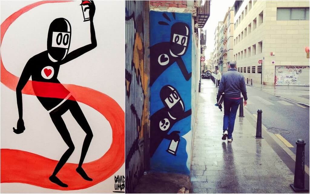 Загадочный ниндзя на граффити в Валенсии. Кто он? 