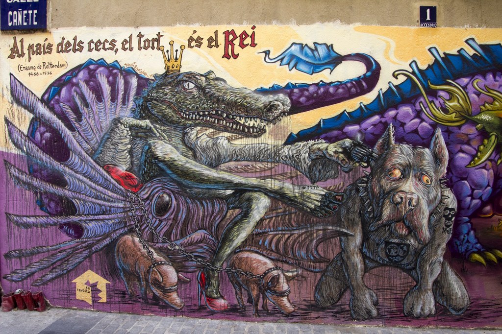Самые удивительные граффити города Валенсия