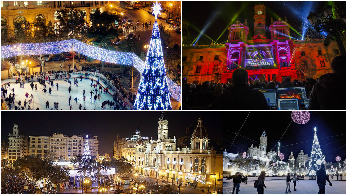 Рождество в городе Валенсия, Город Валенсия, Испания, Туризм в Испании, Новый год в Валенсии