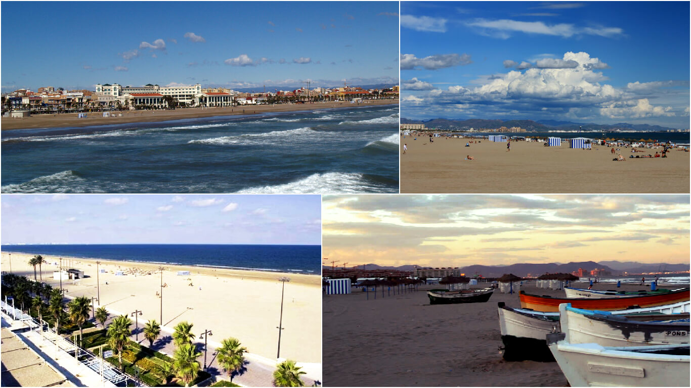 Песочный плаыж в Валенсии, Гей пляж в городе Валенсия