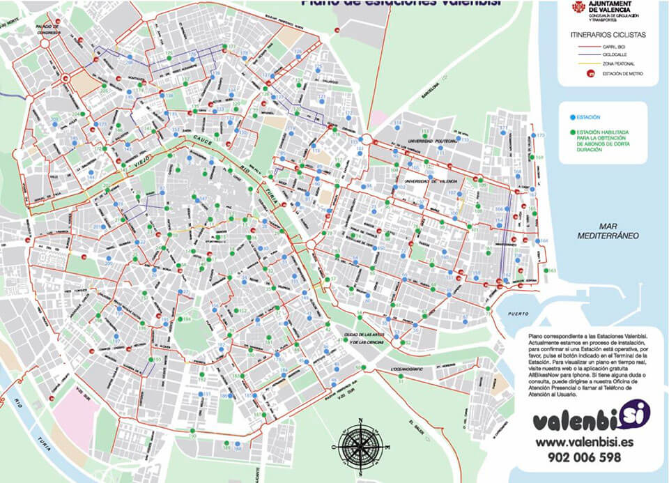 ВаленБиси прокат велосипедов в Валенсии