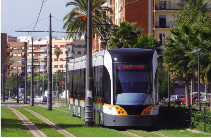 Трамваи в Валенсии, самые современные в Испании.